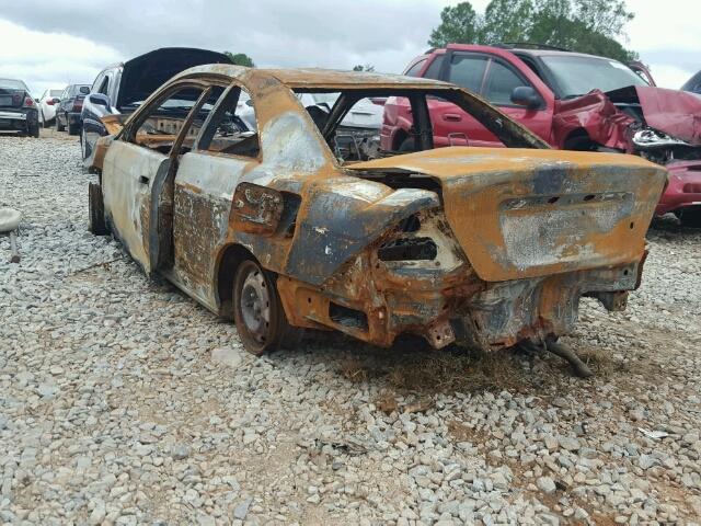 1HGEM22165L037170 - 2005 HONDA CIVIC DX V BURN photo 3