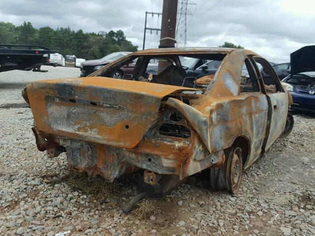 1HGEM22165L037170 - 2005 HONDA CIVIC DX V BURN photo 4