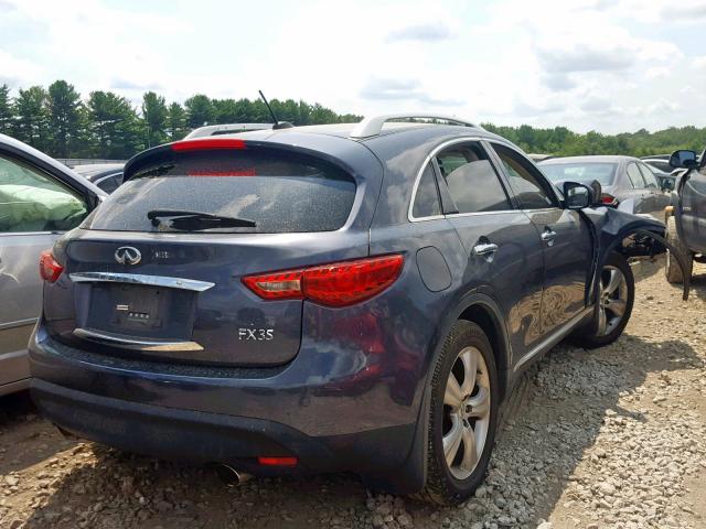 JNRAS18W49M154746 - 2009 INFINITI FX35 GRAY photo 4