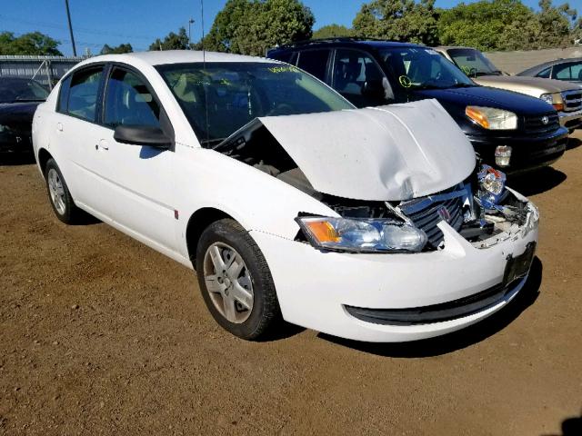 1G8AJ58F07Z209715 - 2007 SATURN ION LEVEL WHITE photo 1