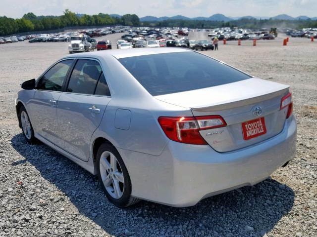4T1BF1FK4CU090705 - 2012 TOYOTA CAMRY BASE SILVER photo 3