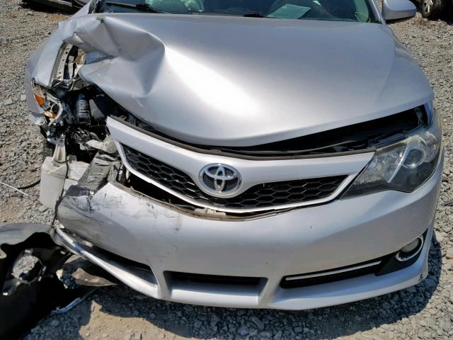 4T1BF1FK4CU090705 - 2012 TOYOTA CAMRY BASE SILVER photo 7
