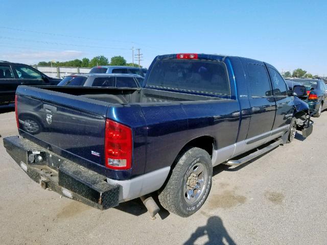 3D7KR29C16G179277 - 2006 DODGE RAM 2500 BLUE photo 4