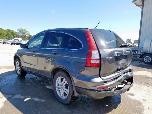 5J6RE3H77BL046545 - 2011 HONDA CR-V EXL SILVER photo 3