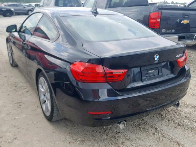 WBA3R1C5XFK195793 - 2015 BMW 435 I BLACK photo 3