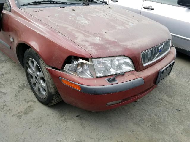 YV1VS29541F656396 - 2001 VOLVO S40 1.9T RED photo 9