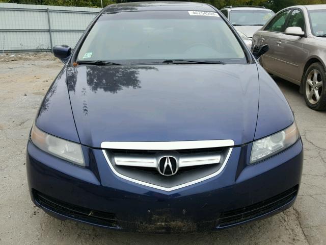 19UUA66205A004580 - 2005 ACURA TL BLUE photo 9