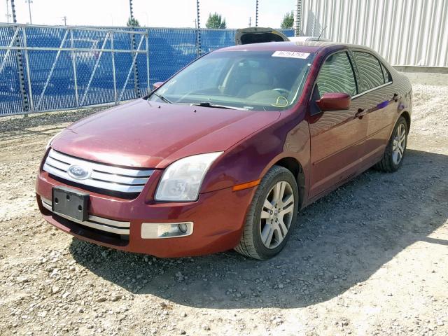 3FAHP02177R196071 - 2007 FORD FUSION SEL BURGUNDY photo 2