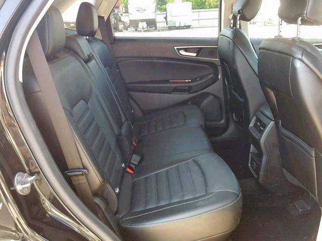 2FMTK4J88FBB81046 - 2015 FORD EDGE SEL BLACK photo 6