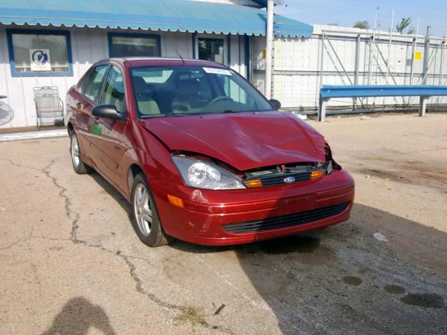1FAFP34384W168067 - 2004 FORD FOCUS SE C RED photo 1