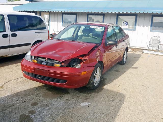 1FAFP34384W168067 - 2004 FORD FOCUS SE C RED photo 2