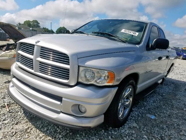 1D7HA18D93S338976 - 2003 DODGE RAM 1500 S SILVER photo 2