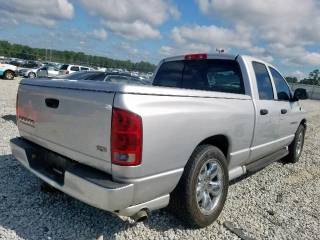 1D7HA18D93S338976 - 2003 DODGE RAM 1500 S SILVER photo 4