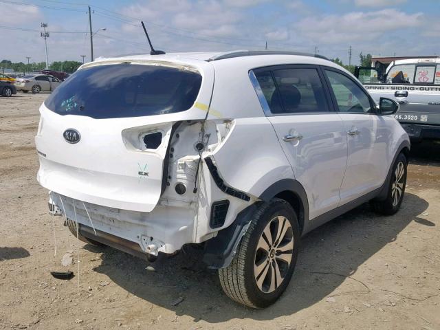 KNDPC3A2XC7172359 - 2012 KIA SPORTAGE E WHITE photo 4