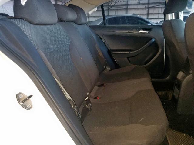 3VW2K7AJ7EM445324 - 2014 VOLKSWAGEN JETTA BASE Սպիտակ լուսանկար 6