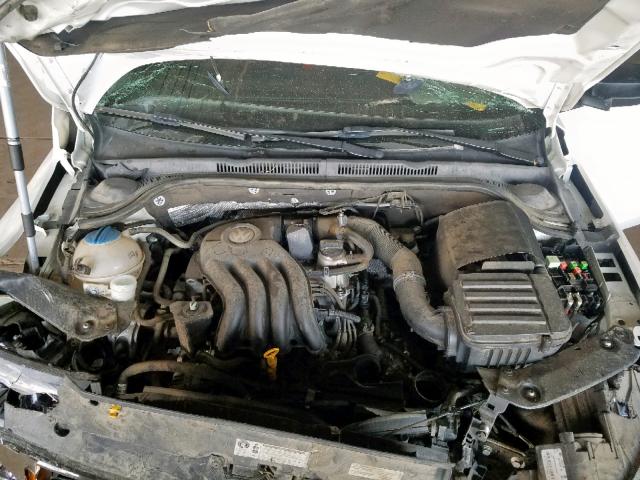 3VW2K7AJ7EM445324 - 2014 VOLKSWAGEN JETTA BASE Սպիտակ լուսանկար 7