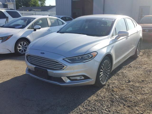 3FA6P0D99HR330204 - 2017 FORD FUSION TIT SILVER photo 2