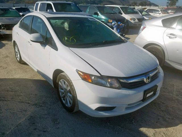 19XFB2F9XCE363178 - 2012 HONDA CIVIC EXL 白色 照片 1