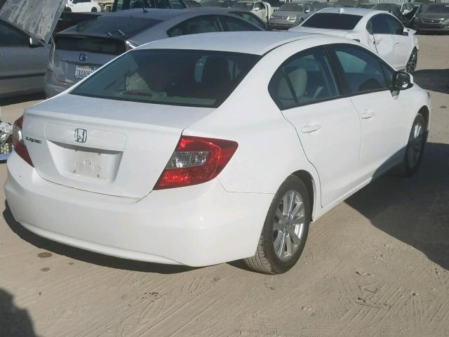 19XFB2F9XCE363178 - 2012 HONDA CIVIC EXL 白色 照片 4