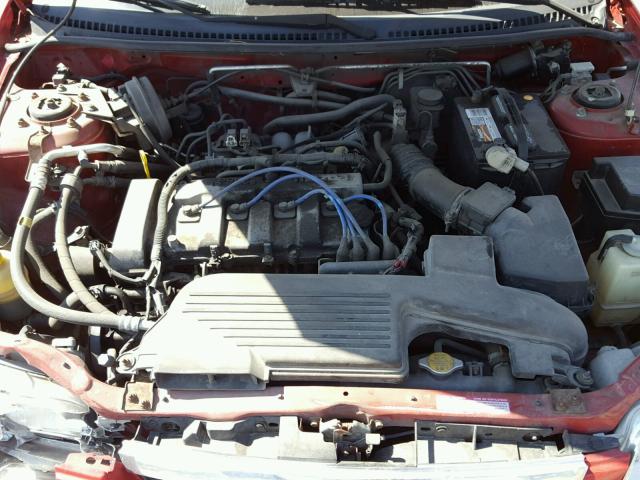 JM1BJ2210X0154547 - 1999 MAZDA PROTEGE ES RED photo 7