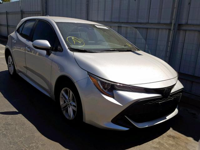 JTNK4RBE3K3066047 - 2019 TOYOTA COROLLA SE SILVER photo 1