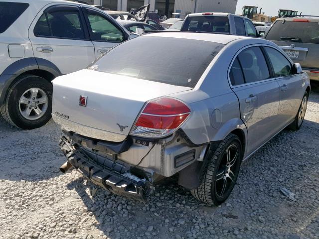 1G8ZS57B49F136884 - 2009 SATURN AURA XE SILVER photo 4