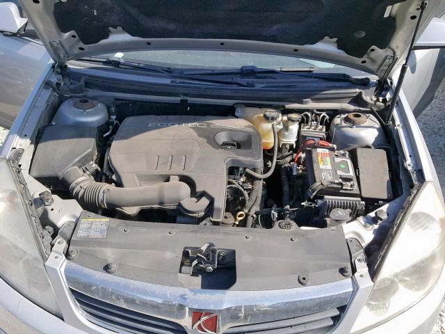 1G8ZS57B49F136884 - 2009 SATURN AURA XE SILVER photo 7