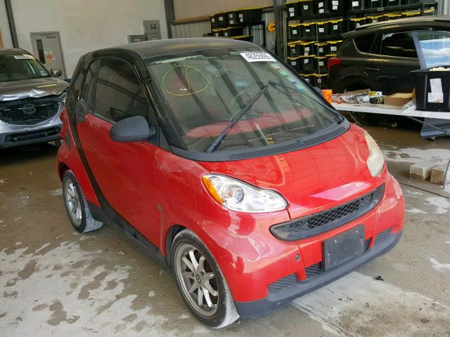WMEEJ31X39K295095 - 2009 SMART FORTWO PUR RED photo 1
