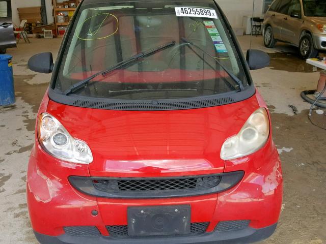 WMEEJ31X39K295095 - 2009 SMART FORTWO PUR RED photo 9
