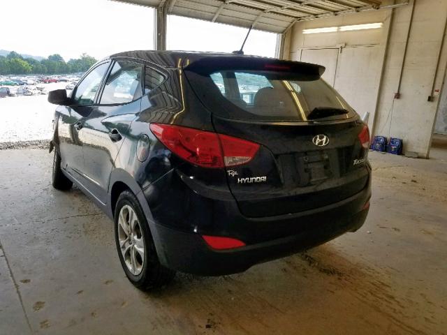 KM8JT3AB7BU121581 - 2011 HYUNDAI TUCSON GL BLACK photo 3