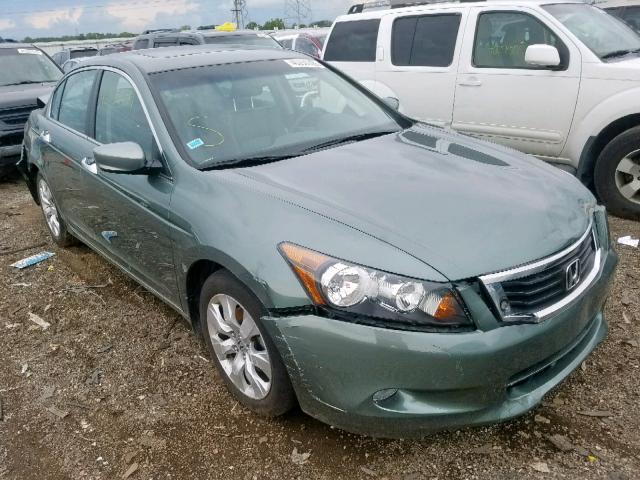 5KBCP3F84AB003348 - 2010 HONDA ACCORD EXL GREEN photo 1