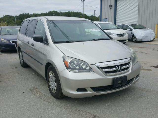 5FNRL38297B107002 - 2007 HONDA ODYSSEY LX SILVER photo 1