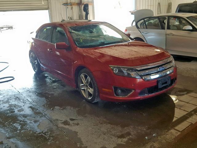 3FAHP0KCXBR272747 - 2011 FORD FUSION SPO RED photo 1