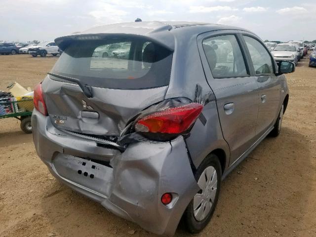 ML32A3HJ5FH051513 - 2015 MITSUBISHI MIRAGE DE CHARCOAL photo 4