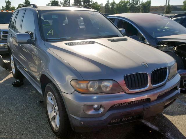 5UXFA13546LY38283 - 2006 BMW X5 3.0I GRAY photo 1