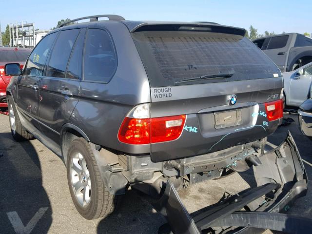 5UXFA13546LY38283 - 2006 BMW X5 3.0I GRAY photo 3