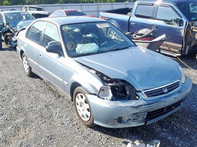 2HGEJ6618YH572772 - 2000 HONDA CIVIC BASE BLUE photo 1