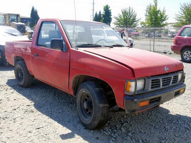 1N6SD11S2PC436034 - 1993 NISSAN TRUCK SHOR RED photo 1