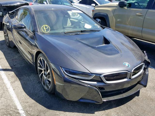 WBY2Z2C58FV392236 - 2015 BMW I8 GRAY photo 1