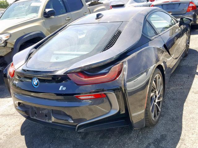 WBY2Z2C58FV392236 - 2015 BMW I8 GRAY photo 4