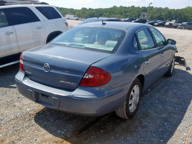 2G4WC582471168075 - 2007 BUICK LACROSSE C BLUE photo 4