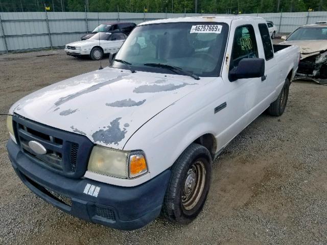 1FTYR14U46PA94976 - 2006 FORD RANGER SUP WHITE photo 2