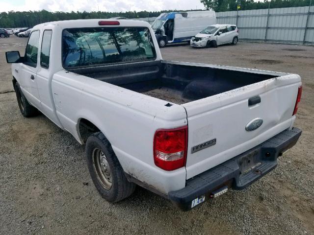 1FTYR14U46PA94976 - 2006 FORD RANGER SUP WHITE photo 3