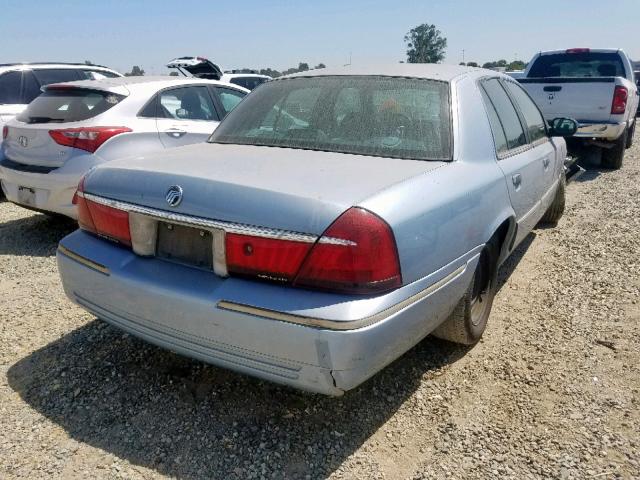 2MEFM75W7YX725126 - 2000 MERCURY GRAND MARQ BLUE photo 4