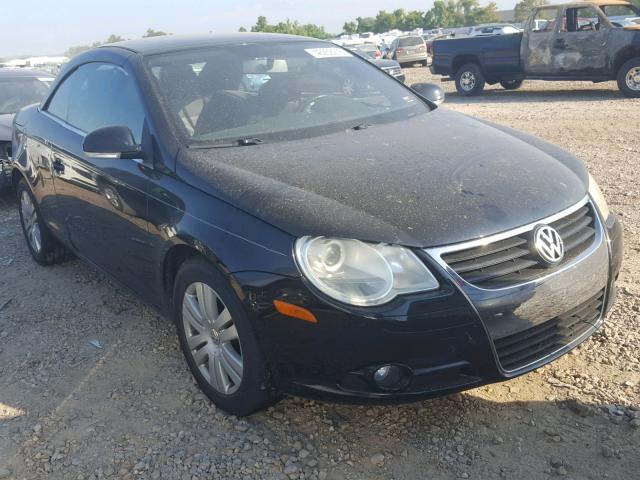 WVWBA71F08V029823 - 2008 VOLKSWAGEN EOS TURBO BLACK photo 1