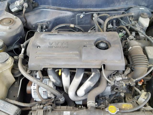 1NXBR12EX1Z467526 - 2001 TOYOTA COROLLA CE BLUE photo 7