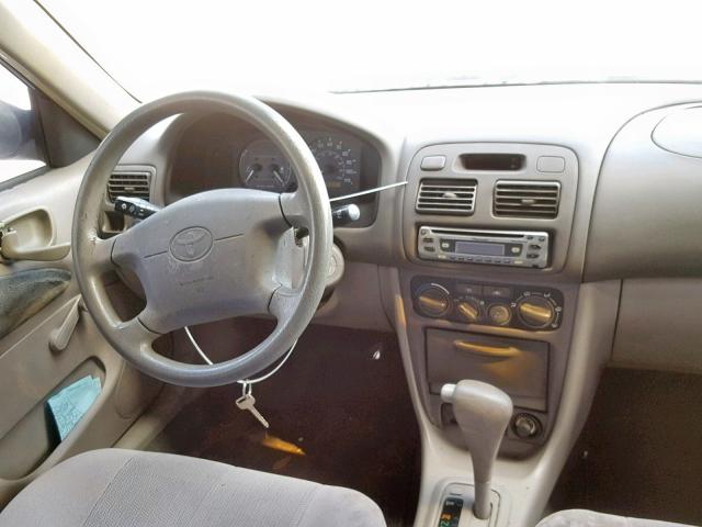 1NXBR12EX1Z467526 - 2001 TOYOTA COROLLA CE BLUE photo 9