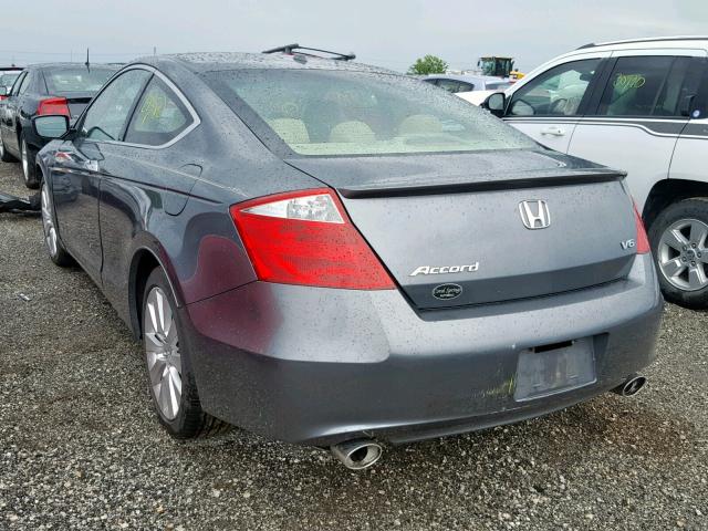 1HGCS22858A004462 - 2008 HONDA ACCORD EXL GRAY photo 3