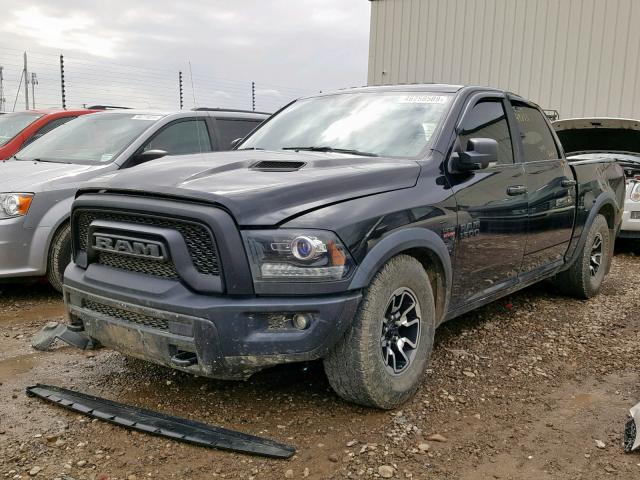 1C6RR7YT2GS224235 - 2016 RAM 1500 REBEL BLACK photo 2