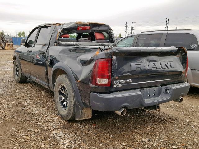 1C6RR7YT2GS224235 - 2016 RAM 1500 REBEL BLACK photo 3